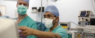 Doctors in surgery
